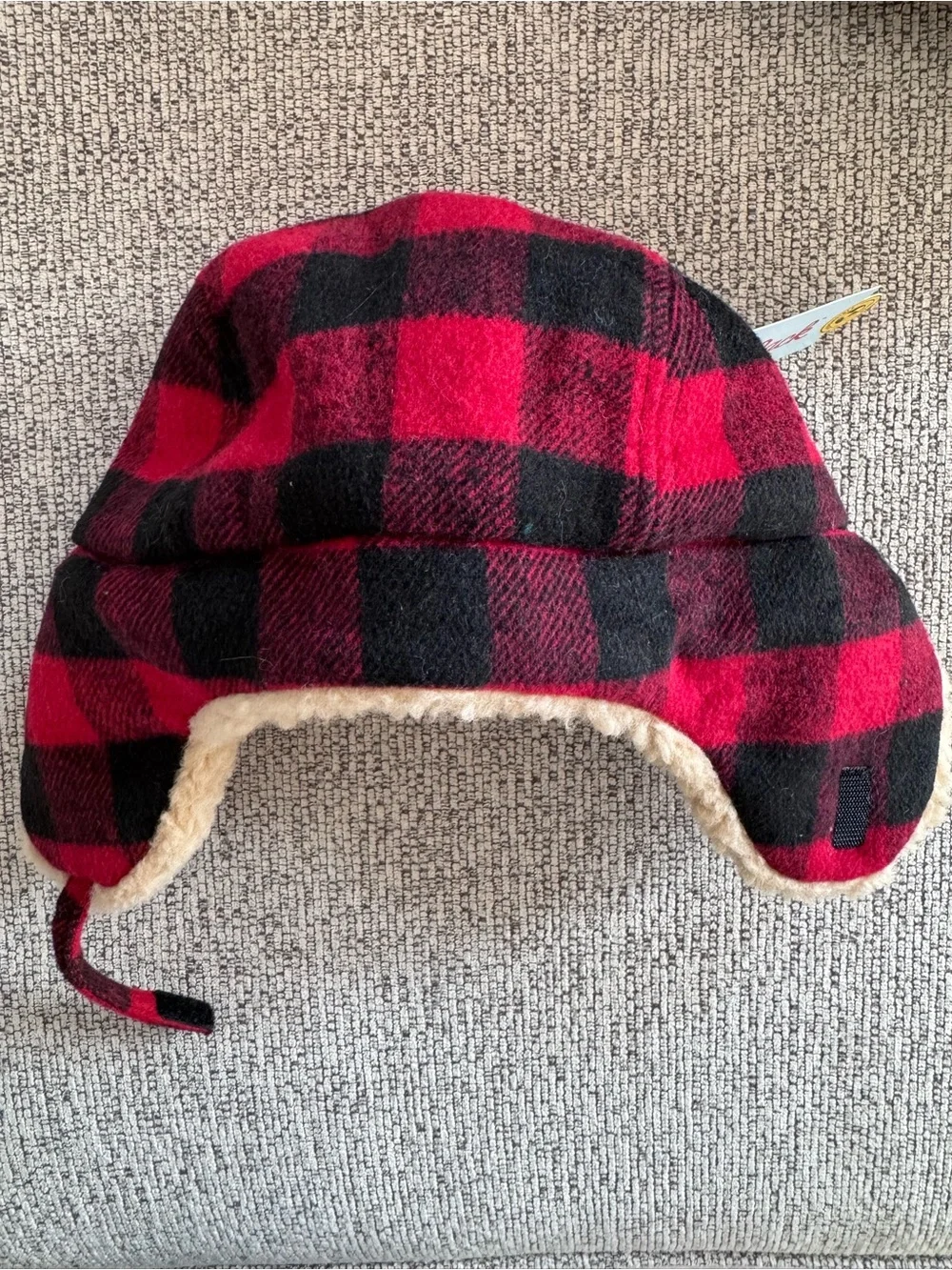 NWT Cat & Jack Buffalo Check Trapper Hat